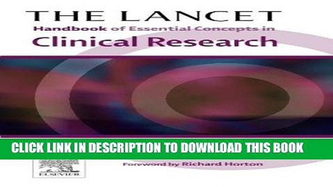 [READ] Mobi The Lancet Handbook of Essential Concepts in Clinical Research (The Lancet Handbooks)