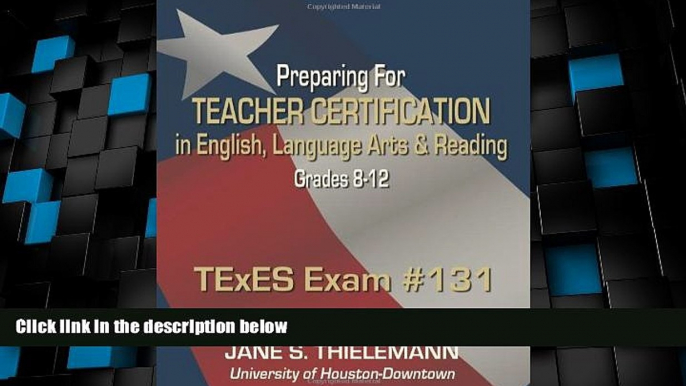 Best Price Preparing for Teacher Certification in English, Language Arts, and Reading, Grades