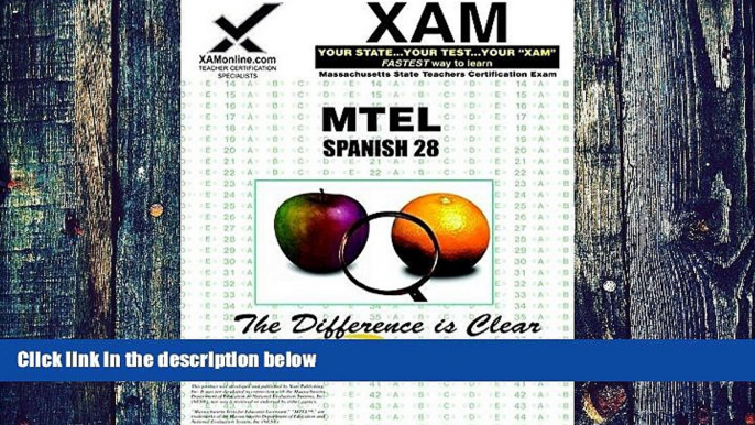 Price MTEL Spanish 28 Teacher Certification Test Prep Study Guide: teacher certification exam (XAM