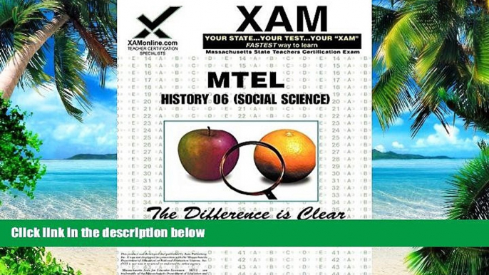 Best Price MTEL History 06 (Social Science) (XAM MTEL) Sharon Wynne For Kindle