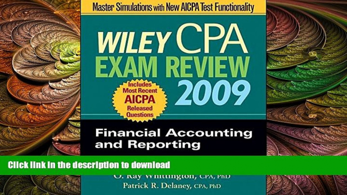 FAVORIT BOOK Wiley CPA Exam Review 2009: Financial Accounting and Reporting (Wiley CPA Examination