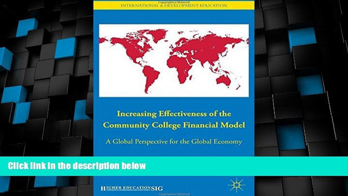 Price Increasing Effectiveness of the Community College Financial Model: A Global Perspective for