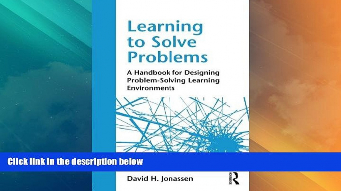 Price Learning to Solve Problems: A Handbook for Designing Problem-Solving Learning Environments