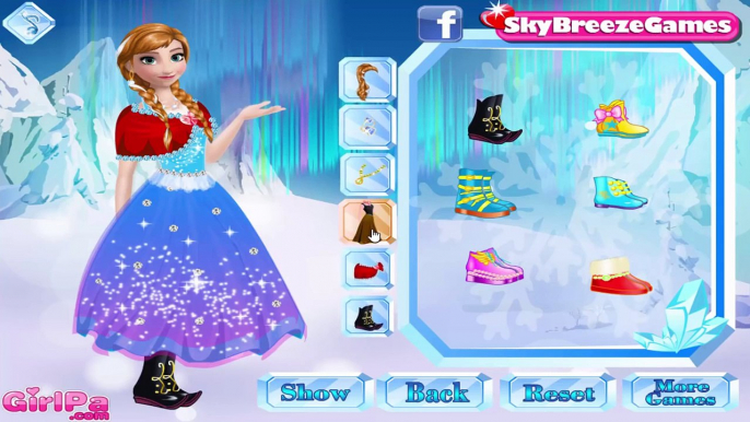 Free online girl dress up games Frozen game Modern Frozen sisters Baby game for girl