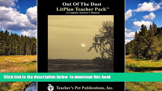 Pre Order Out of the Dust LitPlan - A Novel Unit Teacher Guide With Daily Lesson Plans (LitPlans