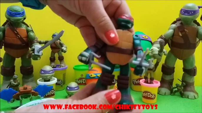 Juguetes Tortugas Ninja Play Doh Huevos Sorpresa Gigantes Ninja Turtles Videos Juguetes En Español