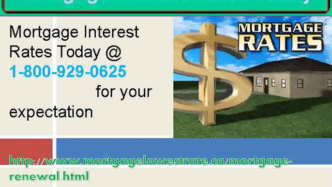 Quick Call Mortgage Interest Rates Today 1-800-929-0625