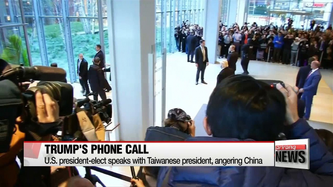 Trump speaks with Taiwanese president, angering China