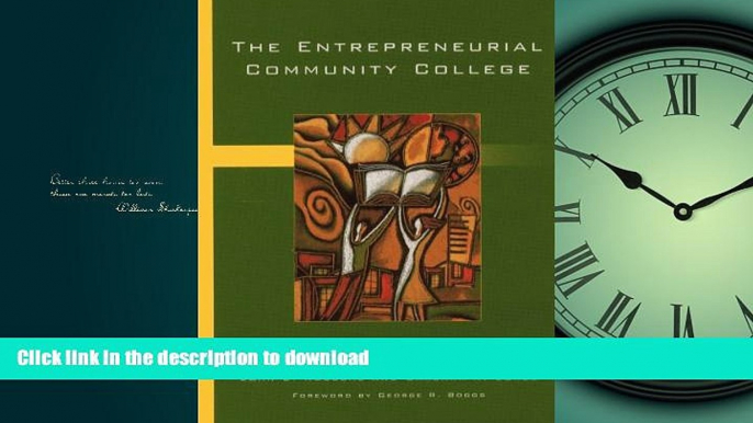 READ The Entrepreneurial Community College #A#