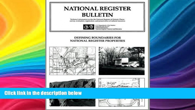 Price Defining Boundaries for National Register Properties Donna J. Seifert For Kindle