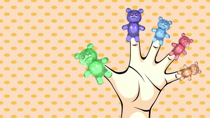 Gummy Bear Finger Family | Finger Family Song | Surprise Eggs Animation Nursery Rhymes for Children