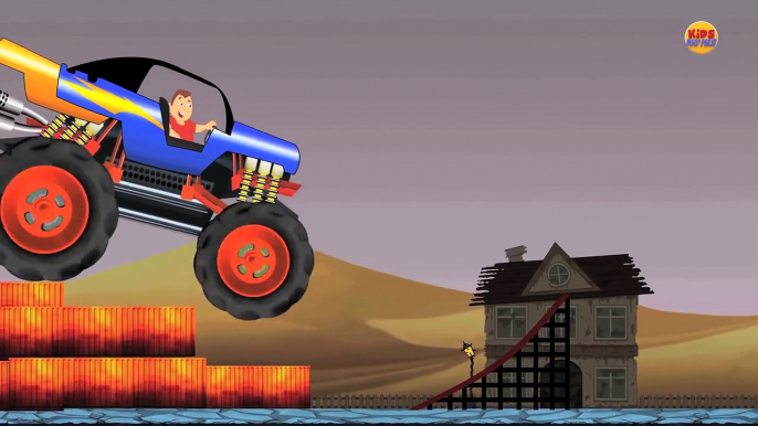 Monster Trucks Stunts | Cars And Trucks Videos For Toddlers