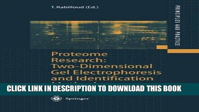 [READ] Mobi Proteome Research: Two-Dimensional Gel Electrophoresis and Identification Methods