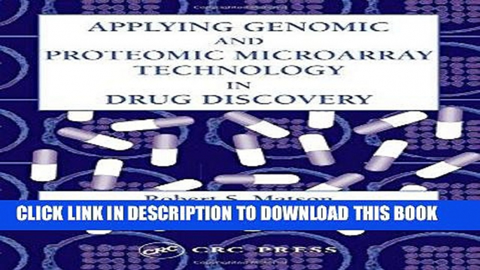 [READ] Mobi Applying Genomic and Proteomic Microarray Technology in Drug Discovery Audiobook