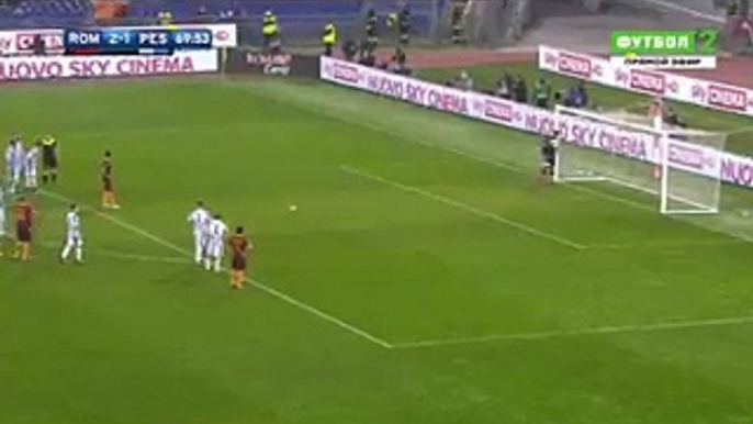 Diego Perotti Penalty Goal HD - AS Roma 3-1 Pescara 27.11.2016 HD
