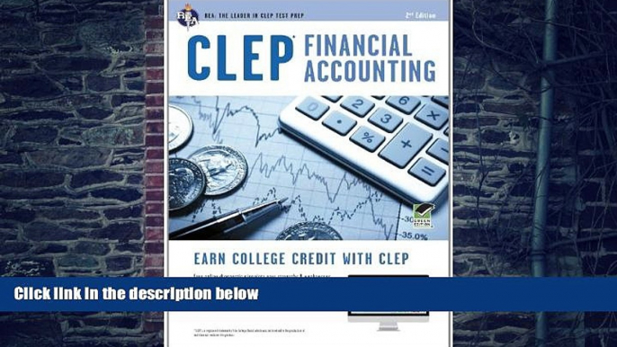 Pre Order CLEPÂ® Financial Accounting Book + Online (CLEP Test Preparation) Donald Balla CPA On CD