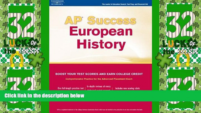 Price AP - European History, 1st ed (Peterson s AP European History) Peterson s On Audio