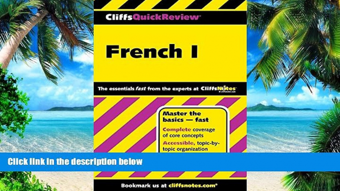 Pre Order CliffsQuickReview French I (Cliffs Quick Review (Paperback)) (Bk. 1) Gail Stein