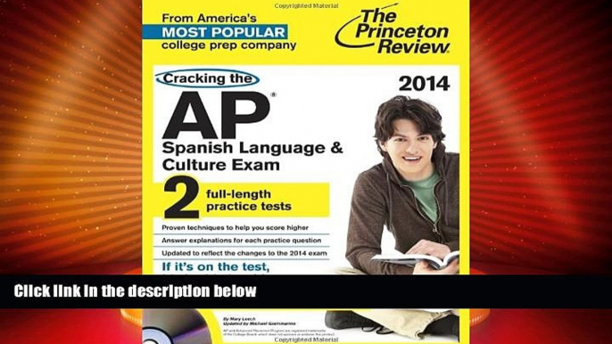 Best Price Cracking the AP Spanish Language   Culture Exam with Audio CD, 2014 Edition (College