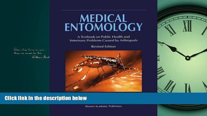 READ book Medical Entomology: A Textbook on Public Health and Veterinary Problems Caused by