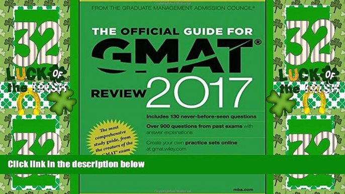 Best Price The Official Guide for GMAT Review 2017 with Online Question Bank and Exclusive Video