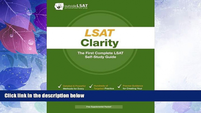 Price LSAT Clarity: The First Complete LSAT Self-Study Guide- Master the Games, Logical Reasoning