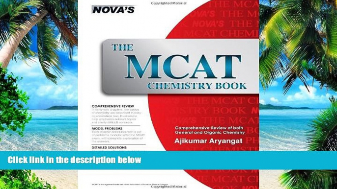 Pre Order The MCAT Chemistry Book Ajikumar Aryangat mp3