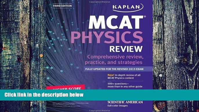 Pre Order Kaplan MCAT Physics Review Notes (Kaplan Test Prep) Kaplan On CD