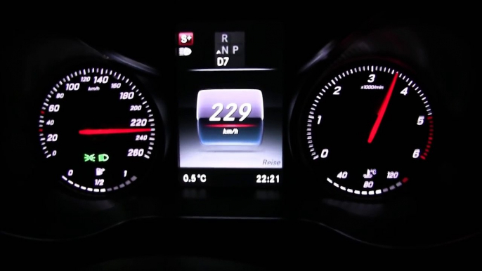 2016 Mercedes C 220d (170 HP) Top Speed on German Autobahn-9sOVP4c8Ch0