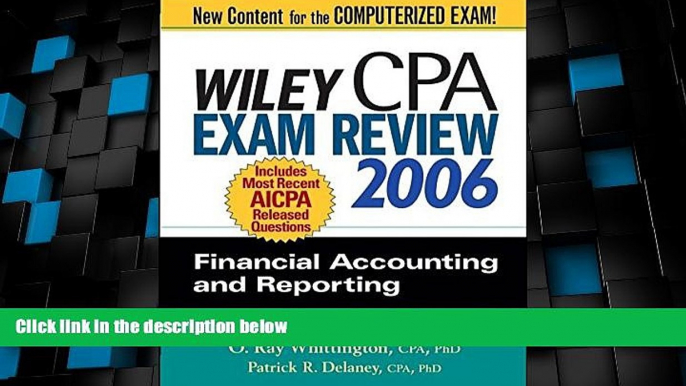 Best Price Wiley CPA Exam Review 2006: Financial Accounting and Reporting (Wiley CPA Examination