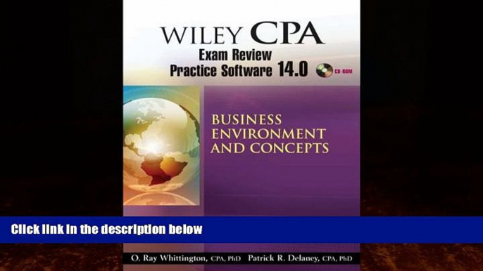 Online Patrick R. Delaney Wiley CPA Examination Review Practice Software 14.0 Business Environment