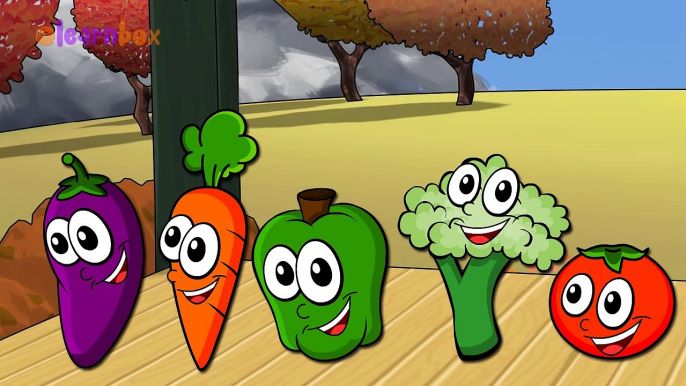 Vegetables Cartoons Animation Singing Finger Family Nursery Rhymes for Preschool Childrens Song