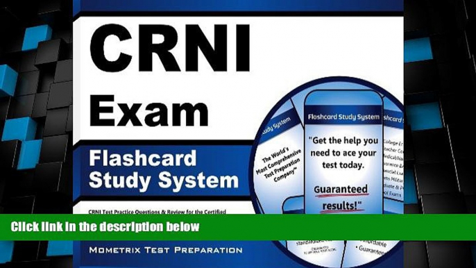 Price CRNI Exam Flashcard Study System: CRNI Test Practice Questions   Review for the Certified