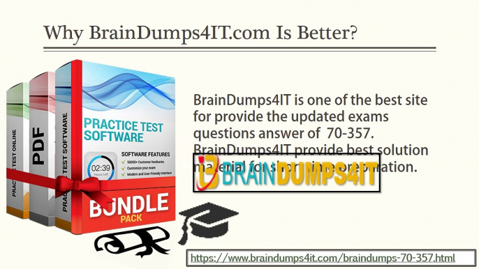 70-357 Real Exam Questions Dumps