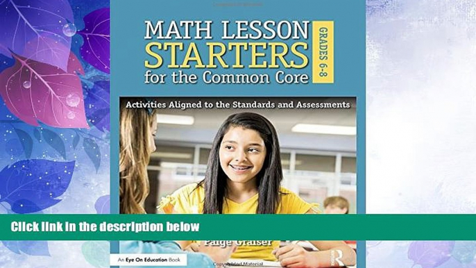 Price Math Lesson Starters for the Common Core, Grades 6-8: Activities Aligned to the Standards