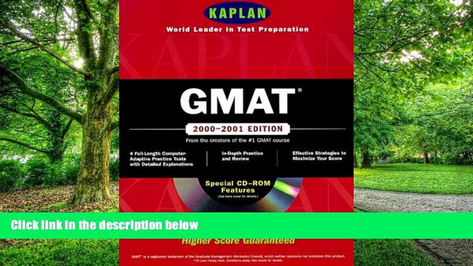 Best Price KAPLAN GMAT 2000-2001 WITH CD-ROM (Kaplan GMAT Premier Program (w/CD)) Kaplan On Audio