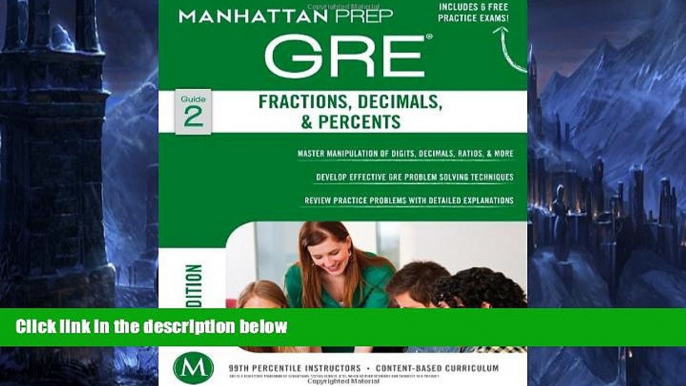 Pre Order GRE Fractions, Decimals,   Percents (Manhattan Prep GRE Strategy Guides) Manhattan Prep