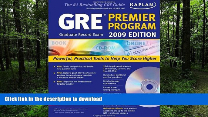 FAVORIT BOOK Kaplan GRE Exam 2009 Premier Program (w/ CD-ROM) (Kaplan GRE Premier Program (W/CD))