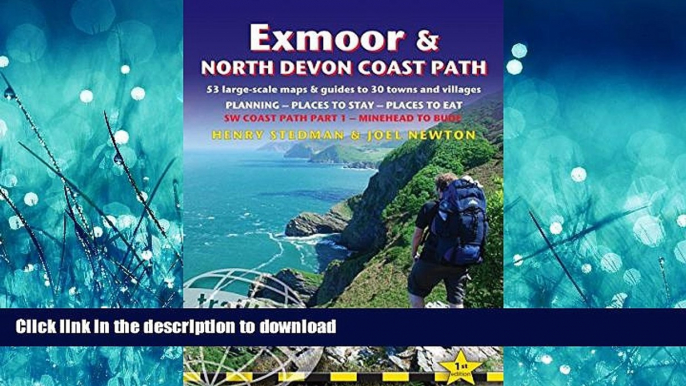 READ PDF Exmoor   North Devon Coast Path: (Sw Coast Path Part 1) British Walking Guide With 53