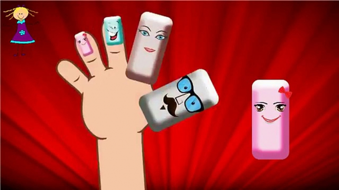 Finger Family CHEWING GUM Cartoon Nursery Rhyme | CHEWING GUM Finger Family Children Nursery Rhymes