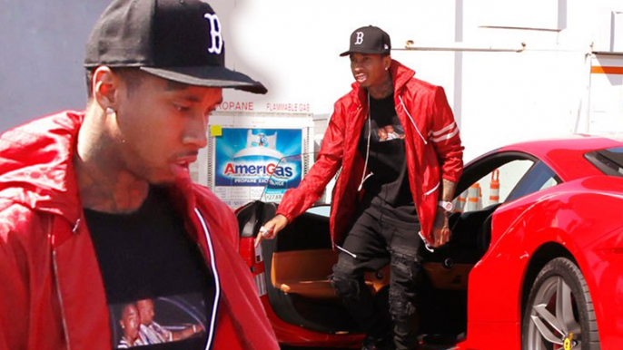 Tyga Sued For $150,000 Red Ferrari Payments