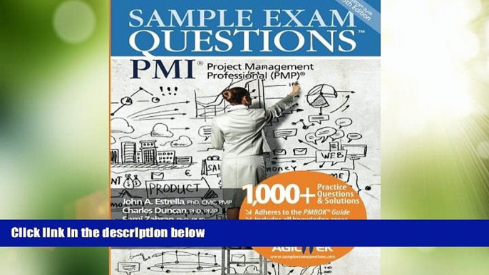 Best Price Sample Exam Questions: PMI Project Management Professional (PMP) John A Estrella On Audio