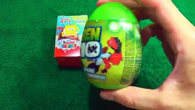 8 Surprise Eggs Kinder Surprise SpongeBob Surprise Eggs Toy Story Cars Spider man 킨더 서프라이즈