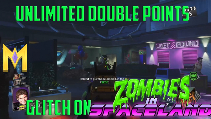 CoD Infinite Warfare Zombie Glitches - Unlimited Double Points Glitch - On The Money Glitch