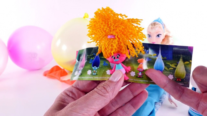 Elsa Balloon Popping Surprise Toys - Colorful Balloons filled Shopkins, Trolls, MLP