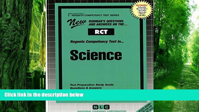 Best Price SCIENCE (Regents Competency Test Series) (Passbooks) (REGENTS COMPETENCY TEST SERIES