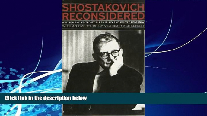 Best Price Shostakovich Reconsidered Allan B. Ho For Kindle