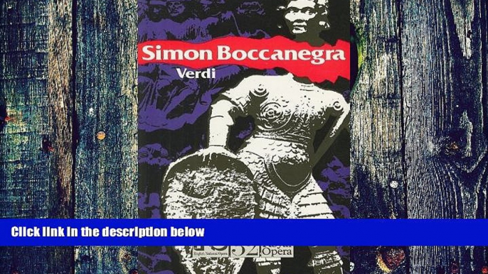 Price Simon Boccanegra: English National Opera Guide 32 (English National Opera Guides) Giuseppe