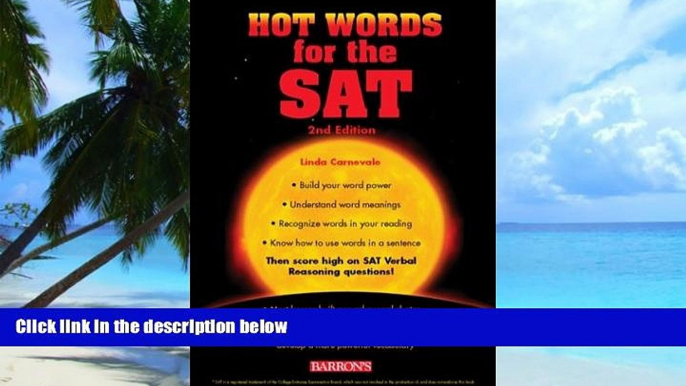 Best Price Hot Words for the SAT (Barron s Hot Words for the SAT) Linda Carnevale On Audio