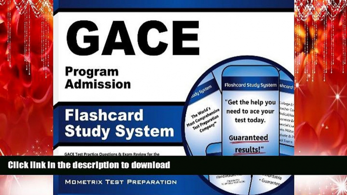 FAVORIT BOOK GACE Program Admission Flashcard Study System: GACE Test Practice Questions   Exam